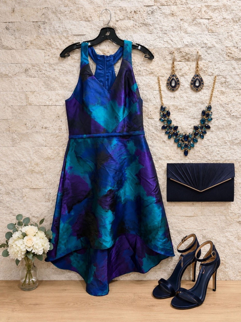 Theia Royal Blue Evening Dress size 14